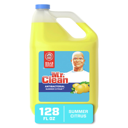 Mr. Clean Antibacterial Multi-Surface Cleaner, Summer Citrus, 128 fl oz