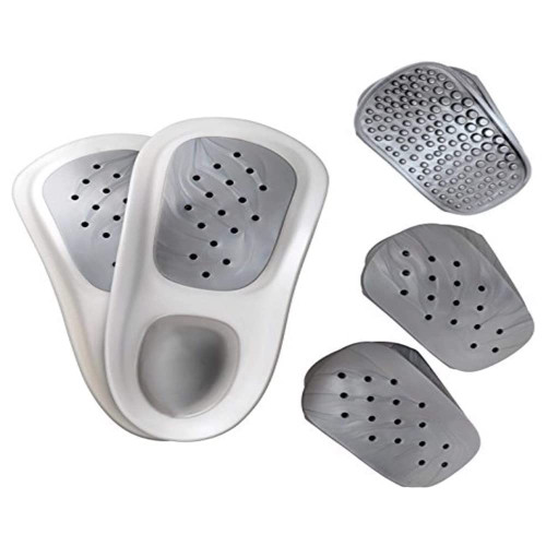 WalkFit Platinum Foot Orthotics Plantar Fasciitis Arch Support Insoles Relieve Foot Back Hip Leg and Knee Pain Improve Balance Alignment (Men 6-6.5 / Women 7-7.5)