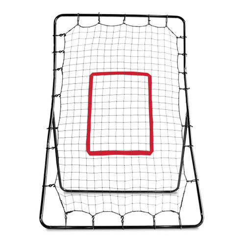SKLZ PitchBack Baseball and Softball Pitching Net and Rebounder, Black/Red, 2' 9" x 4' 8"
