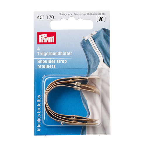 Prym 401170 Trägerbandhalter Haut Strap Beige Retainers, 9.2 x 5.5 x 1 cm, Flesh