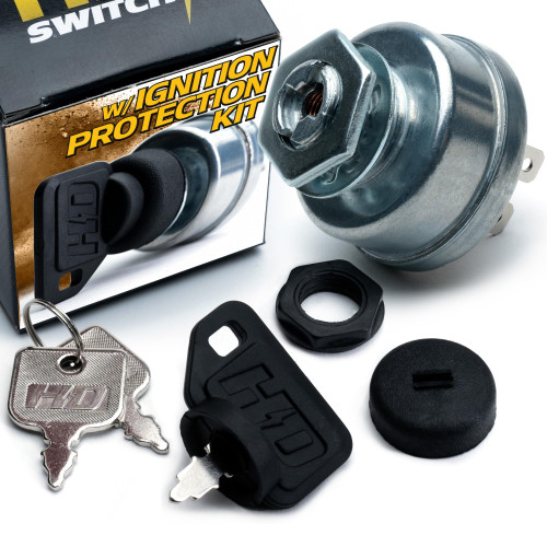 HD Switch Replaces Hustler, Super Z, Sport, Mini, Fastrak, Z4, ZR7 Starter Ignition Key Switch - Ultimate Dual Protection Upgrade - 3 Keys & Free Carabiner HD Switch Replaces Hustler, Super Z, Sport, Mini, Fastrak, Z4, ZR7 Starter Ignition Key Switch - Ultimate Dual Protection Upgrade - 3 Keys & Free Carabiner
