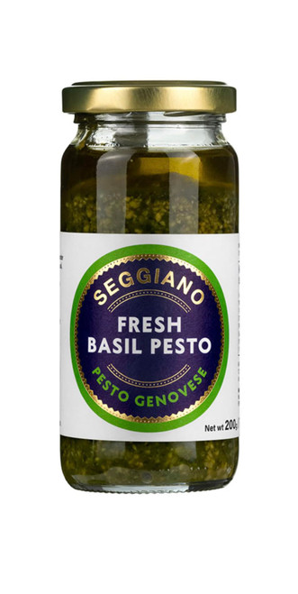 SEGGIANO Raw Basil Pesto Genovese Sauce, 7 OZ