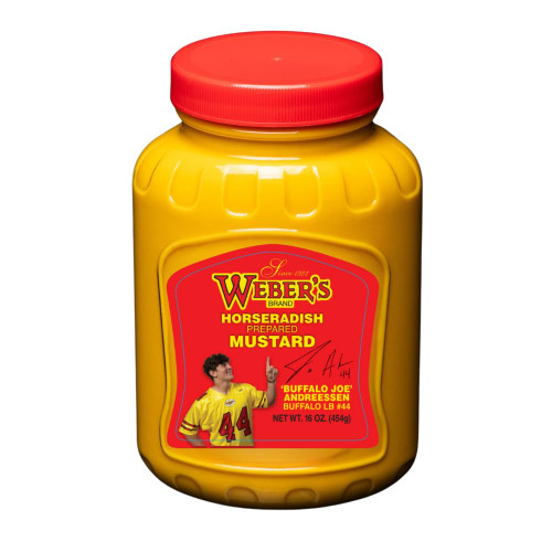 Buffalo's Own Weber's Brand Original Horseradish Mustard 16 ounce