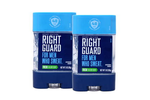 Right Guard Sport Fresh Clear Gel Antiperspirant & Deodorant 2-3 oz. Pack