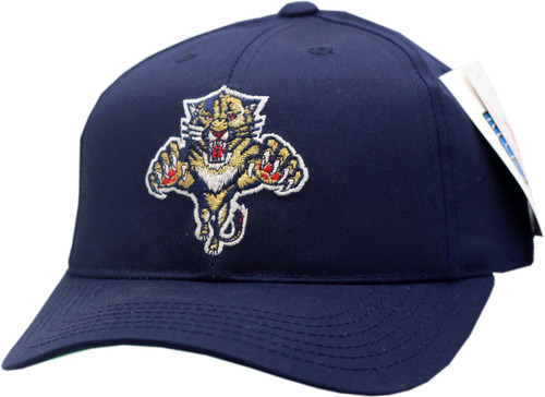 American Needle Florida Panthers Youth Snapback Hat Replica Twill Logo Block 11827