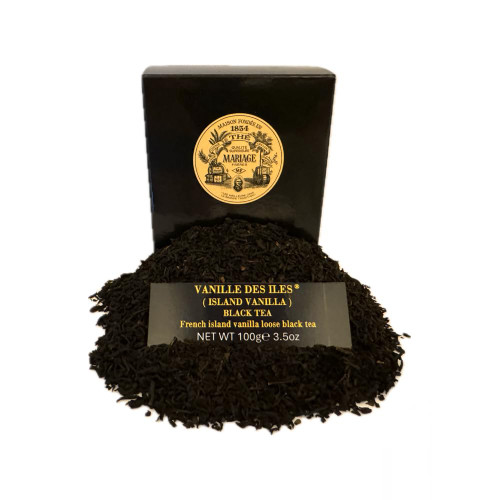 Mariage Freres Vanille Des Iles (Island Vanilla) 100g 3.5oz Loose Black Tea (1 Pack) Mariage Freres Vanille Des Iles (Island Vanilla) 100g 3.5oz Loose Black Tea (1 Pack)