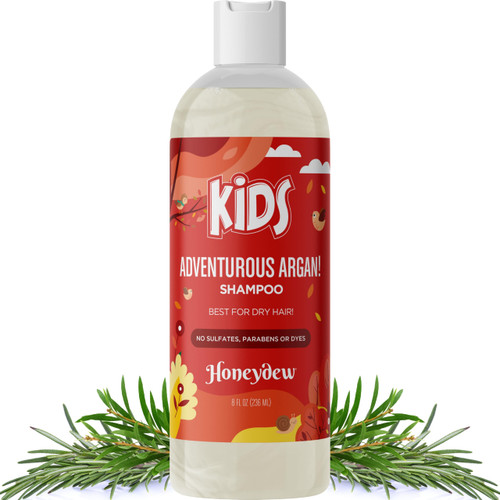 Nourishing Kids Shampoo for Dry Scalp - Gentle Dry Scalp Care Shampoo for Kids with Cleansing Essential Oils for Kids - Clarifying Shampoo for Build Up and Dry Flaky Scalp with Tea Tree Oil for Hair