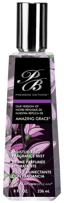 PB ParfumsBelcam Bath Therapy Premiere Edition Version of Moisturizing Mist, Amazing Grace, 8 Fluid Ounce