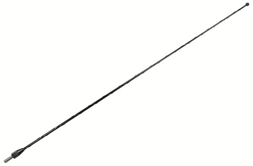AntennaMastsRus - 21 Inch Black Antenna is Compatible with Can-Am Spyder ST - RT - RTS (2010-2015) - Spiral Wind Noise Cancellation - Spring Steel Construction - Stainless Steel Threading