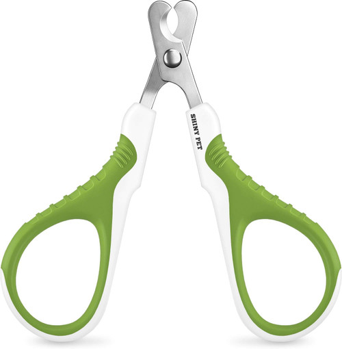 Pet Nail Clippers for Indoor Cats & Small Animals - Precision Angled Blades & Steady Grip - Ideal for Kittens Tiny Dogs Rabbits Birds - Nail Trimmer & Claw Scissors for Home Grooming - eBook Guide
