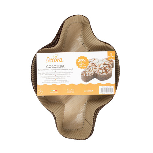 Decora 5'' Colomba Pans, Brown, 300 g, Pieces (0320171)