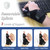 Hamshine New Upgraded 2 in 1 Thumb Brace, Removable Thumb Spica Splint Left Right Hand with 3 Level Stability, Reversible Thumb Support for CMC, De Quervain's Tendonitis, Trigger Thumb, Medium (Black)