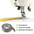 Self‑Adhesive Presser Foot Tape, with Stickiness Sewing Machine Part Presser Foot Tape,Teflon Presser Foot Tape, Sewing Machine Accessories, Prevent Presser Foot from Wearing Out