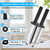 Replacement Kit for Berkey Water Filter System Elements - 4 Wing nuts, 4 Washers & 4 Silicone Blocking Plugs Compatible with Berkey Gravity Filtration System and Black Activated Carbon Water Filters