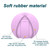 MEXITOP Massage Ball, Heated Vibrating Massage Ball 120℉ Electric Vibration Ball for Physical Therapy Massage Fascia Ball for Deep Tissue Massage Mini Size - Purple