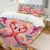 Flamingo Bedding Set Flamingo Theme Comforter Set Flamingoes Duvet Cover Bedroom Decor Soft Twin Full Queen King Size Quilt Cover with 2 Pillowcases for Kids Teens Adults Women Men 68x90