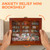 BBVCX Anxiety Bookshelf | Get rid of Your Anxiety,Home & Office Décor for Book Lovers,Miniature Book Matchbox Display Cabinet, Creative Ornaments, Stress-Relieving Gifts for Family and Friends
