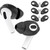 Eartips for AirPods 3rd Generation Ear Tips Grip Earbuds Cover Earpads with S M L Size by TENNMAK (Black) Eartips for AirPods 3rd Generation Ear Tips Grip Earbuds Cover Earpads with S M L Size by TENNMAK (Black)