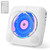 CD Player Portable : CD Players for Home Bluetooth 1800mAh Rechargeable Desktop Wall CD Player Kegaudio HiFi Speakers with Dust Cover LCD Screen Display FM Radio USB AUX Jack Remote Control
