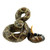 Michael Carr Designs Western Diamondback Rattlesnake L - Outdoor Snake Figurine for gardens, patios and lawns (80057),Brown-1766097437