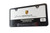 Porsche Genuine OEM Stainless Steel Nameplate License Frame - Matte Black Finish-1766097936