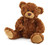 Brown Joshua Teddy Bear with Brown Swirl Fur, 14 inches