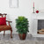 Nearly Natural Areca Palm with Vase Silk Plant, 38" x 27" x 25"