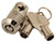 FJM Security 2537B-KA Keyed Alike Slam Lock with Chrome Finish, Keyed Alike