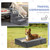 Foldable 18 Inch Wide 3 Step Wide Dog Stairs for Large Dogs, 18 Inch Height Foam Dog Steps for Bed & Couch, Linen Covered Pet Stairs for Dogs to Get on Bed, Outdoor Foam Pet Steps for for Cars & SUV Foldable 18 Inch Wide 3 Step Wide Dog Stairs for Large Dogs, 18 Inch Height Foam Dog Steps for Bed & Couch, Linen Covered Pet Stairs for Dogs to Get on Bed, Outdoor Foam Pet Steps for for Cars & SUV