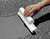 Cleret Dual Bladed Classic Bath Squeegee - All White