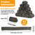 MAQIHAN Steel Wool Pads 0000 15PCS - Steel Wool 0000 Roll Glass Wood Fabric Metal Extra Fine Polishing Chrome Glass Polishing Pads Wool Steelwool Mice Control Weep Hole Covers Walls Fill