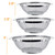 U.S. Kitchen Supply Set of 3 Stainless Steel Colander Strainers Net Baskets 5, 4, & 3-Quart - Colander with Handles & Resting Base - Stainless Steel Sieve, Mesh Strainers and Colanders for Kitchen U.S. Kitchen Supply Set of 3 Stainless Steel Colander Strainers Net Baskets 5, 4, & 3-Quart - Colander with Handles & Resting Base - Stainless Steel Sieve, Mesh Strainers and Colanders for Kitchen