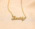 BYBWBL Chingona Name Pendant Necklace 18k Gold Plated Stainless Steel Jewelry for Womens 16"+2"