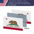 Double Sided Californian State Flag 4x6 Made in USA Outdoor Heavy Duty 3 Ply Polyester Californian Flags with White Starting Tape and 2 Brass Grommets