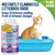 Bodhi Dog Cat Litter Odor Eliminator - Natural Gentle Deodorizer & Freshener for Strong Urine Smell - Long-Lasting Formula, Easy to Use, Reduces Litter Box Changes - Violet Potpourri Scent