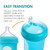 Boon Nursh Silicone Sippy Cup Lid - Convertible Transitional Sippy Spouts for Nursh Baby Bottles - Sippy Cup Lids for Babies - Baby Feeding Supplies - Ages 6 Months and Up - 3 Count
