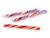 Peppermint Candy Sticks - Box Of 80 Candy Sticks Individually Wrapped - Carefully Packaged By Snackadilly