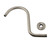Purelux Goose Neck Shower Arm Water Outlet PJ1202 Made of Stainless Steel, Brushed Nickel Finish Showerhead Extension
