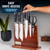 Cutluxe Magnetic Knife Holder – Magnetic Knife Block, Acacia Wood Knife Stand for Kitchen Counter, Slim & Double Sided, Powerful Magnet Strips, Organized Storage Rack & Modern Display Board Cutluxe Magnetic Knife Holder – Magnetic Knife Block, Acacia Wood Knife Stand for Kitchen Counter, Slim & Double Sided, Powerful Magnet Strips, Organized Storage Rack & Modern Display Board