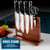 Cutluxe Magnetic Knife Holder – Magnetic Knife Block, Acacia Wood Knife Stand for Kitchen Counter, Slim & Double Sided, Powerful Magnet Strips, Organized Storage Rack & Modern Display Board Cutluxe Magnetic Knife Holder – Magnetic Knife Block, Acacia Wood Knife Stand for Kitchen Counter, Slim & Double Sided, Powerful Magnet Strips, Organized Storage Rack & Modern Display Board
