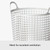 like-it SCB -1 Laundry Storage, Round Basket with Handle, Laundry Basket, Approx. Width 16.1 inches (41 cm), Depth 14.6 inches (37 cm), Height 14.8 inches (37.5 cm), White, Made in Japan