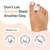 ZenToes Gel Toe Separators for Overlapping Toes, Bunions, Big Toe Alignment, Corrector and Spacer - 4 Pack (White) ZenToes Gel Toe Separators for Overlapping Toes, Bunions, Big Toe Alignment, Corrector and Spacer - 4 Pack (White)