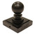 Nuvo Iron Ball Post Cap, 3 1/2" x 3 1/2"