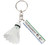 Yonex ACG1016A 011 Key Chain (Shuttle Type), White, White (011)