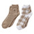 Earth Therapeutics Aloe Vera Socks – Infused with Natural Aloe Vera & Vitamin E – Helps Dry Feet, Cracked Heels, Calluses, Dead Skin – Use with Your Favorite Lotions – Tan Plaid (2 Pairs) Earth Therapeutics Aloe Vera Socks – Infused with Natural Aloe Vera & Vitamin E – Helps Dry Feet, Cracked Heels, Calluses, Dead Skin – Use with Your Favorite Lotions – Tan Plaid (2 Pairs)