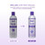 jhirmack Silver Brightening Purple Shampoo Set of 2 for all types of silver, grey, and blonde hair