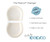 Keekaroo Peanut Changer Baby Vanilla – The Original Made in USA Easy-to-Clean Changing pad and The only Shell Over Foam, Fully Water Repellant, Wipeable Diaper pad, Wipe-Clean Changing pad