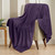 Utopia Bedding Plum 100% Cotton Blanket [King Size - 90x108 Inch] 350GSM Lightweight, Soft and Breathable Thermal Blanket for All Seasons