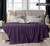Utopia Bedding Plum 100% Cotton Blanket [King Size - 90x108 Inch] 350GSM Lightweight, Soft and Breathable Thermal Blanket for All Seasons