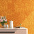FunStick 15.8"x240" Thick Orange Glitter Wallpaper Peel and Stick Contact Paper for Cabinets, Walls, Bedroom, Drawers - Self Adhesive Sparkle Decorative Paper for Crafts